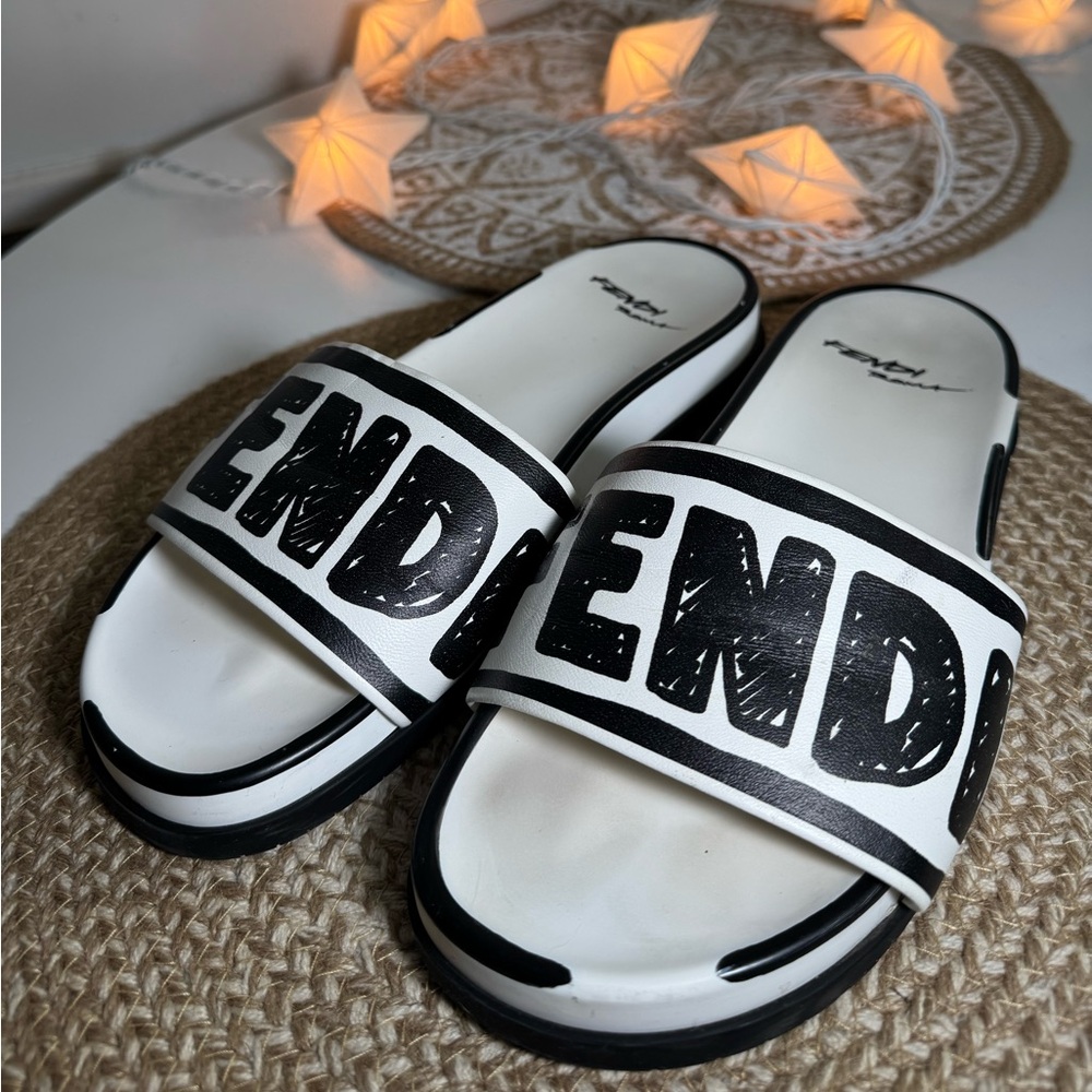 Fendi x Joshua Vibes collaboration slides. Size 40 EU. Barely worn